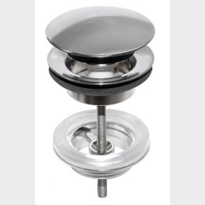 Nedtryckbar bottenventil f&ouml;r tv&auml;tt