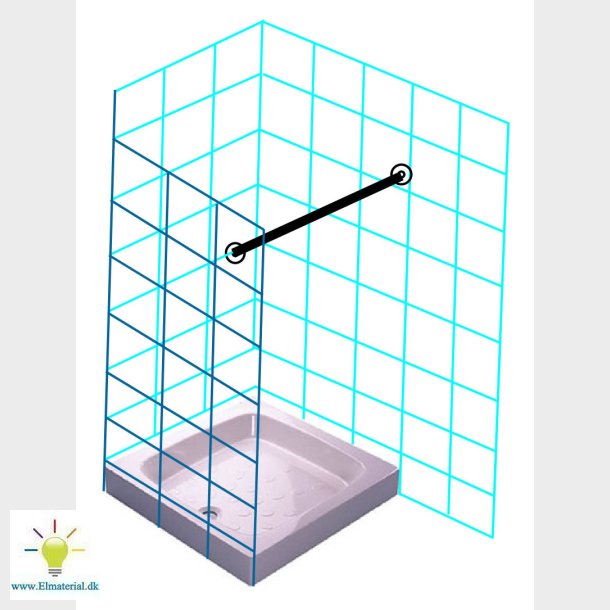 Rustfri Stlstang 100Cm Kompl.