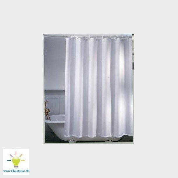 Badeforhng Uni 360X200Cm Hvid