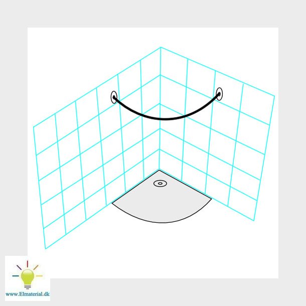 Rustfristlstang 1/4Cirk R98Cm