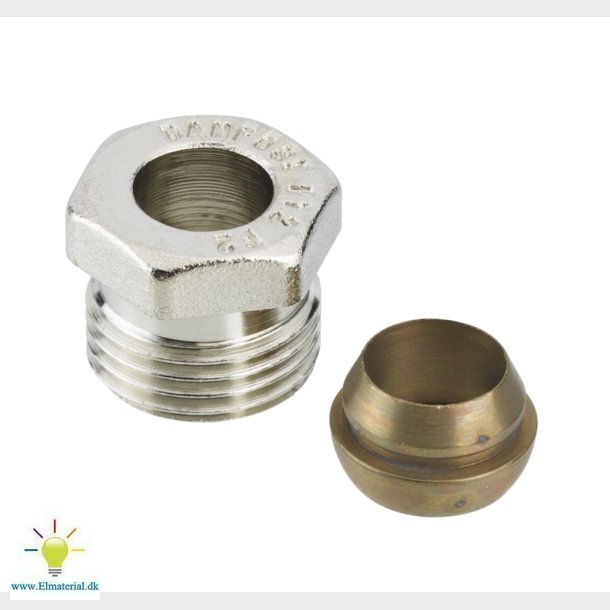 Klemringsfitt 1/2"X12 Kobb/St