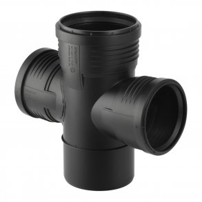 Silent-Pp Dubbel. Grenr&ouml;r 87,5 &deg; 1