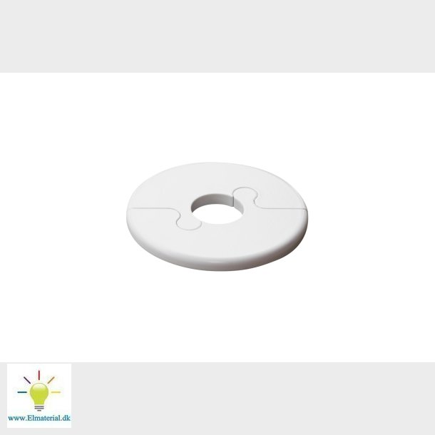 Alu Fit Rosette 16 Hvid