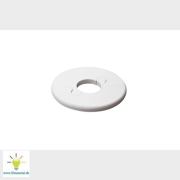 Alu Fit Rosette 18 Hvid