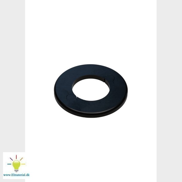 Alu Fit Rosette 28 Sort