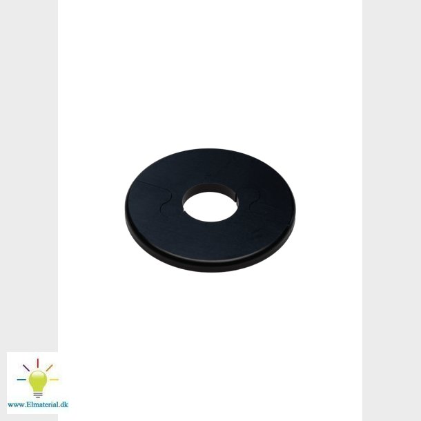 Alu Fit Rosette 18 Sort