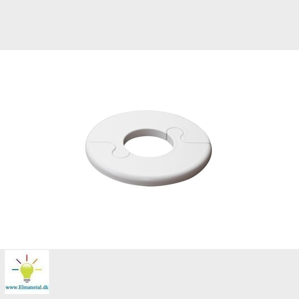 Alu Fit Rosette 22 Hvid