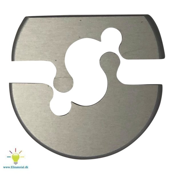 Alu Fit Rosette 16 Natur/Cut