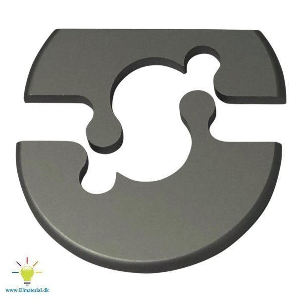 Alu Fit Rosette 18 Natur/Cut