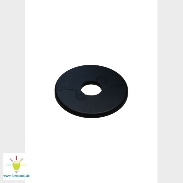 Alu Fit Rosette 16 Sort