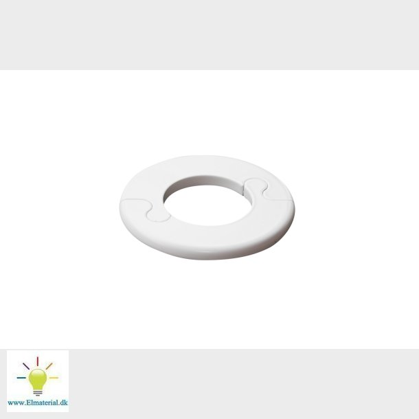 Alu Fit Rosette 28 Hvid