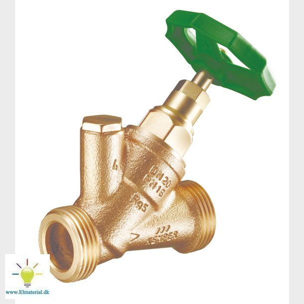 Fri.Ventil 1/2" Til 3/4" Oml.