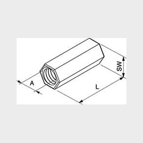 M10 Vm Kopplingsstycke A4