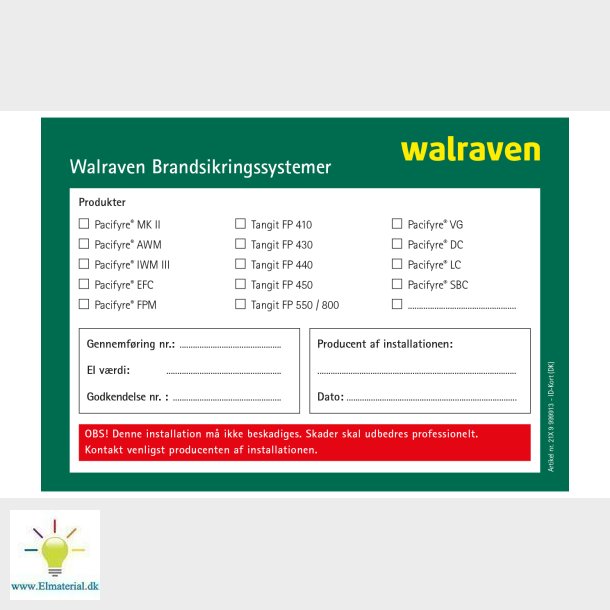 Pacifyre Id-Kort (Sticker)