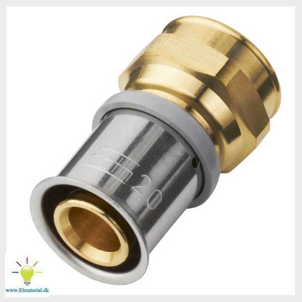 20 X 1/2" Roth Overgangsmuffe