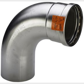 64,0 mm Sanpress Inox B�jn. 90&deg;