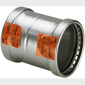 76,1 mm Sanpress glidhylsa i rostfritt st�l.