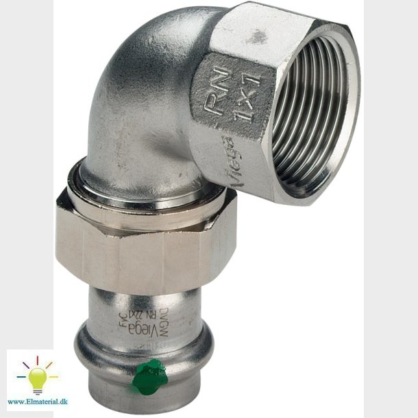 18X1/2" San.Inox Ovg.Forsk.90&deg;