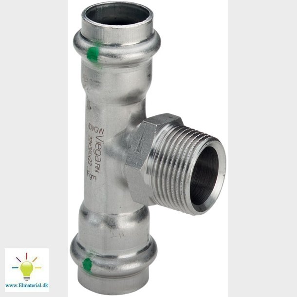 22X3/4"X22Mm Sanpress Inox Tee