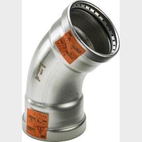 64,0 mm Sanpress Inox B&ouml;j 45&deg;