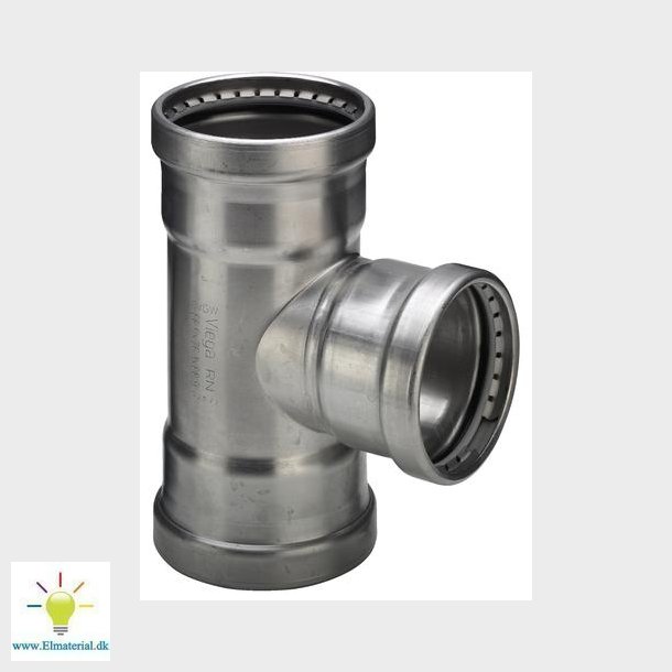 76,1X42X76,1Mm Sanpr. Inox Tee