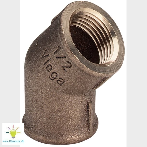 3/8" Rdgods Bjning 45&deg;