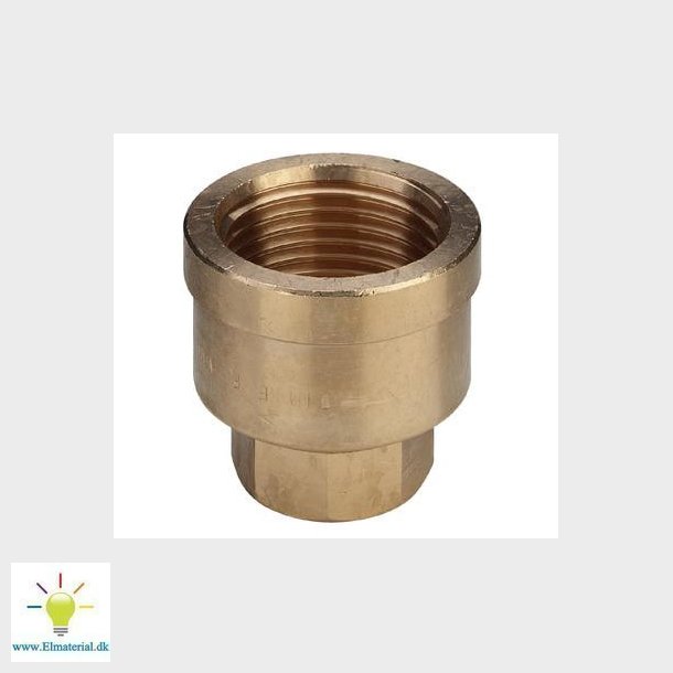 3/4X1/2" Rdgods Formmuffe