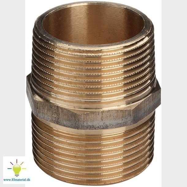 3/8" Rdgods Gev. Dobbelt Nip.