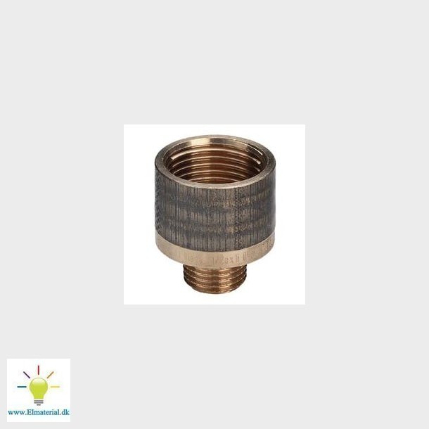 3/4X1/2" Rdgods Spidsmuffe