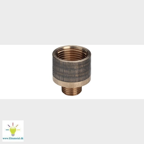 1X1/2" Rdgods Spidsmuffe