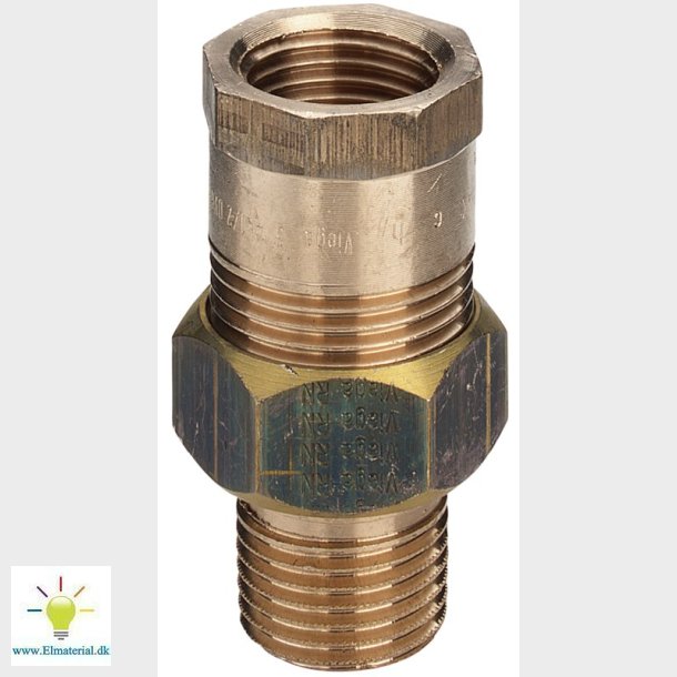 3/8" Rdgods Gevindfit. Forskr