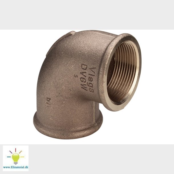 3/8" Rdgods Vinkel 90Gr. M/M