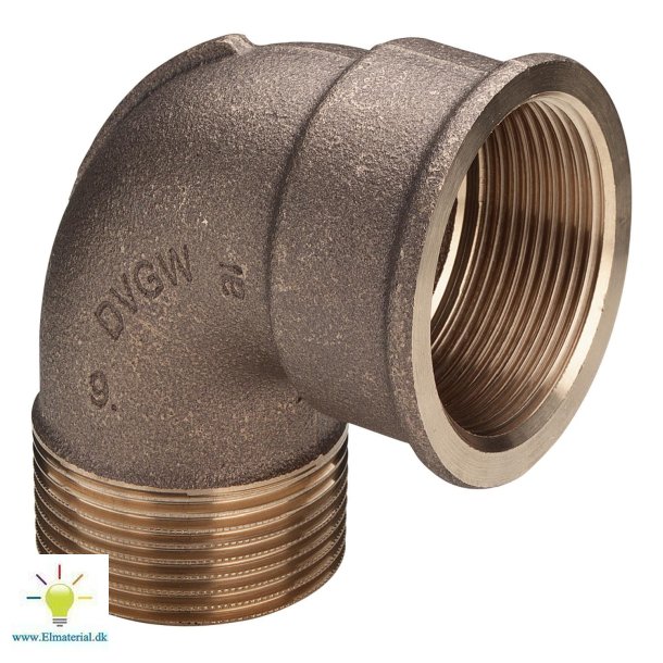 11/2" Rdgods Vinkel 90&deg; M/N