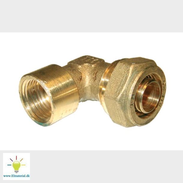 Pex Vinkel 90 15 X 1/2" M/Muf