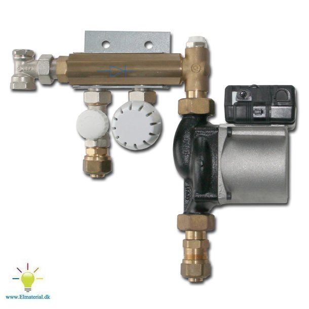 Gulvvarmefordeler+Shunt 1 Afg.