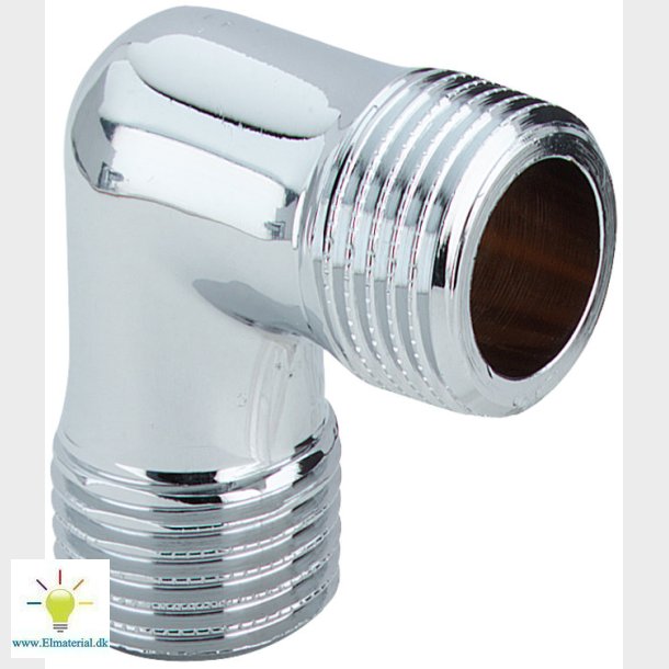 3/4" Messing Krom Vinkel 90&deg;