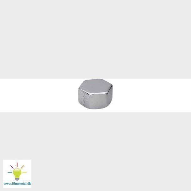 3/8" Afz.Mess. Slutmuffe Krom