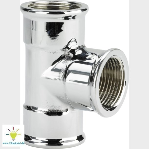 3/4" Messing Krom T-Stykke