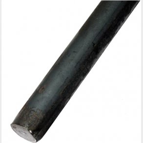 6,5 mm galv. Runt järn