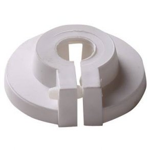 10Mm Vit Rosett 2-Delad W / Krage