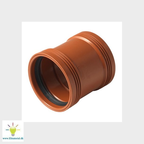 160Mm Pp Kloak Dobbeltmuffe Nw