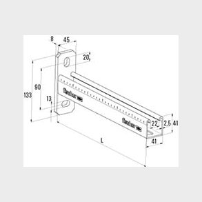 450Mm Fca V&auml;ggf&auml;ste T / 41 / 2,5Mm