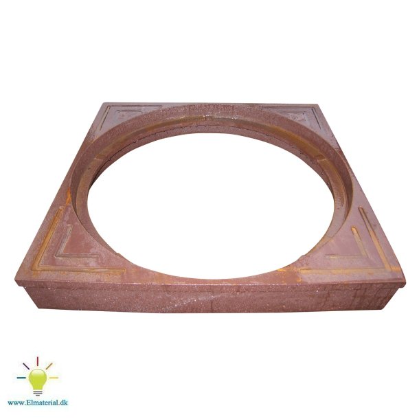 600X100Mm Karm Firkantet Fast