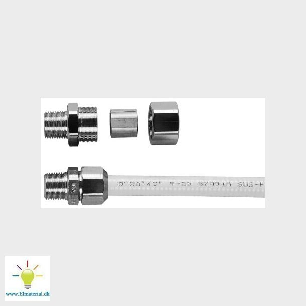 15Mm Union-Nip Rustf. Gasrr