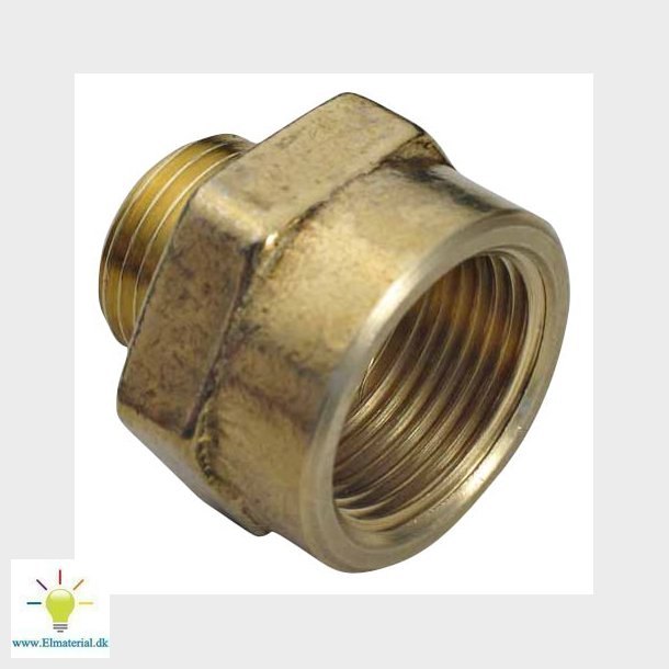 3/4X3/8" Afz. Mess. Spidsmuffe