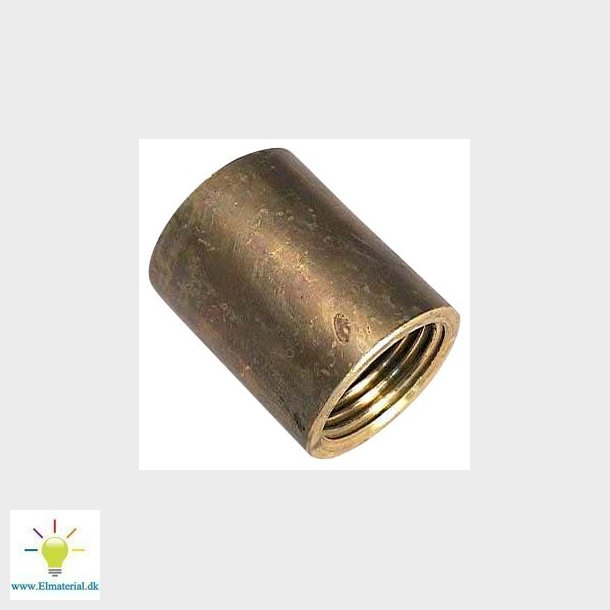 1/2" Afz. Fri Messing Muffe
