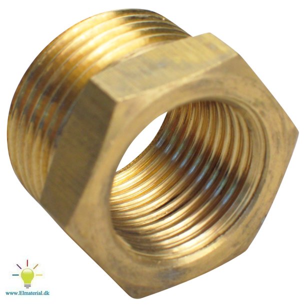 2X1/2" Afz. Mess. Nippelmuffe