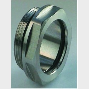 M&auml;ssings&ouml;verg�ngsbeslag Nickelpl&auml;terad 12mm x 12