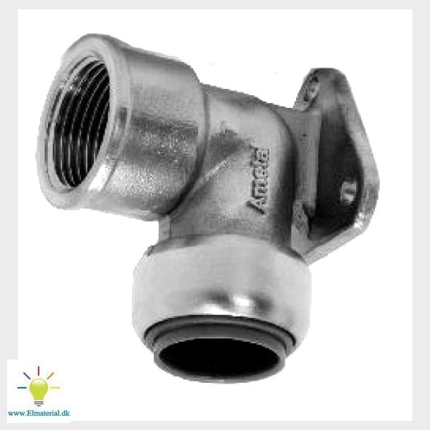 Roth Dkvinkel 15X1/2",Rustfri