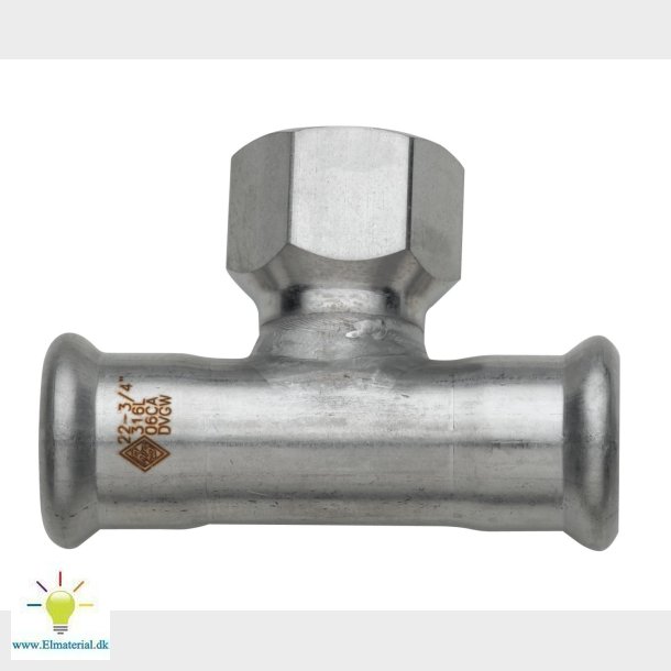 76X2"X76Mm Turbo Inox Tee Mf.